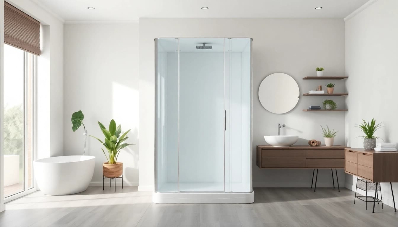 Erleben Sie die Vorteile der sonni Duschkabine in einem modernen Badezimmer-Design.