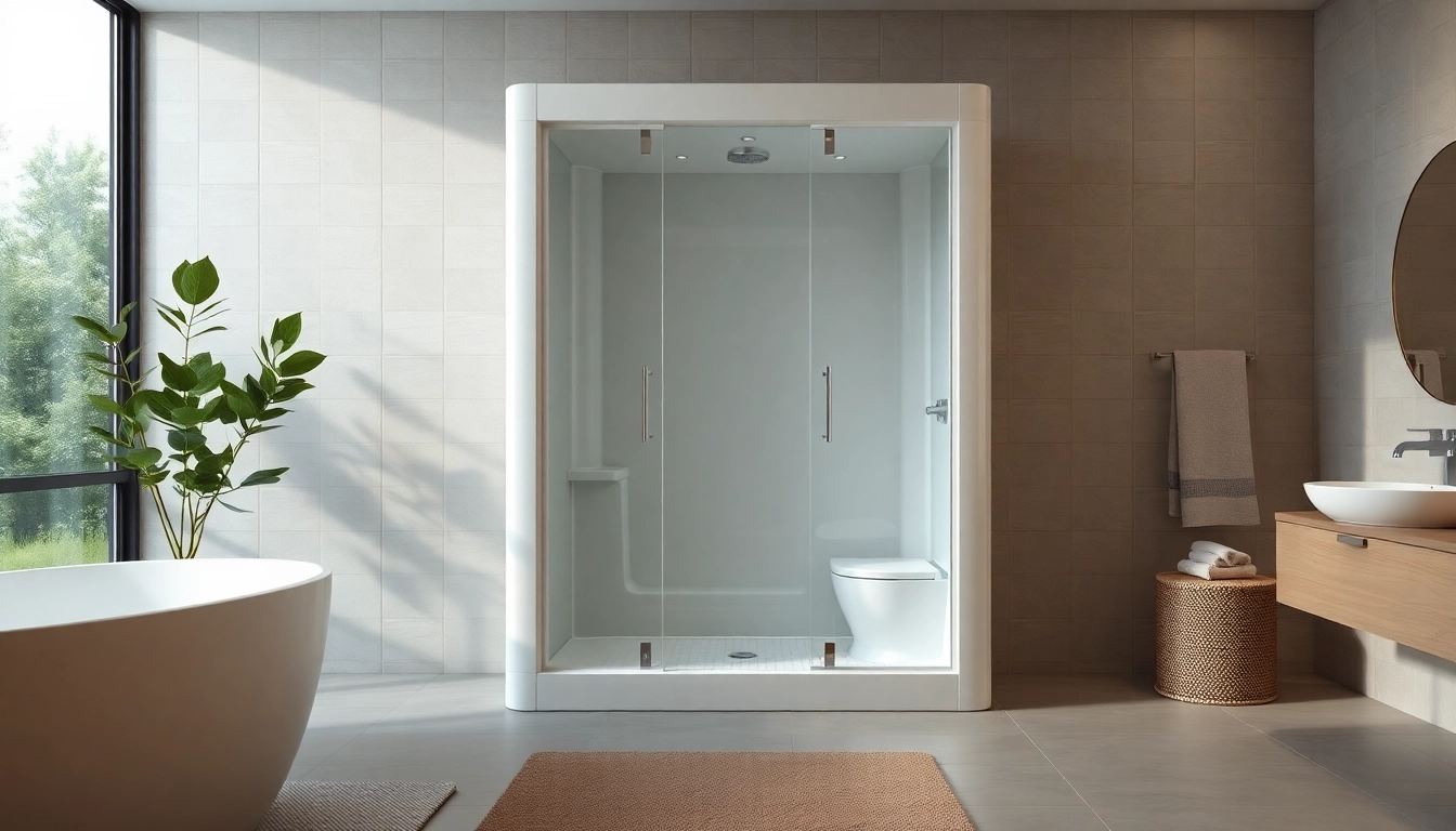 Erleben Sie die stilvolle sonni Duschkabine in einem modernen Badezimmer-Design.