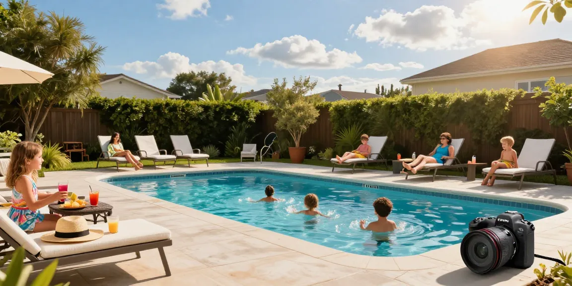 The best salt water chlorinator shown with a family enjoying a sunlit pool day, emphasizing joy and maintenance.