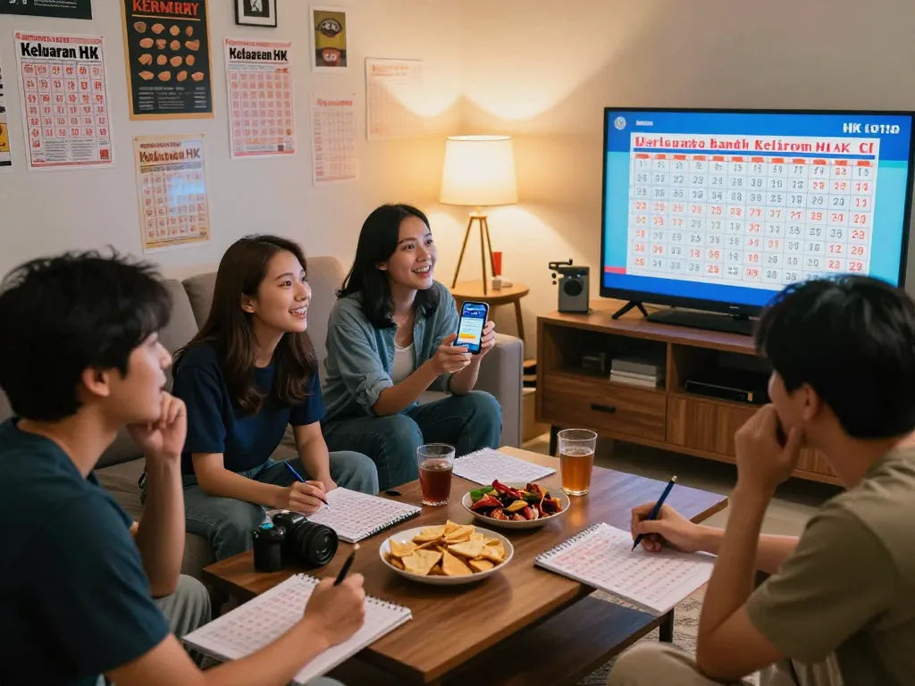 Teman-teman menyaksikan undian langsung Pengeluaran HK Lotto dengan antisipasi, merayakan hasil Keluaran HK dalam suasana yang nyaman.