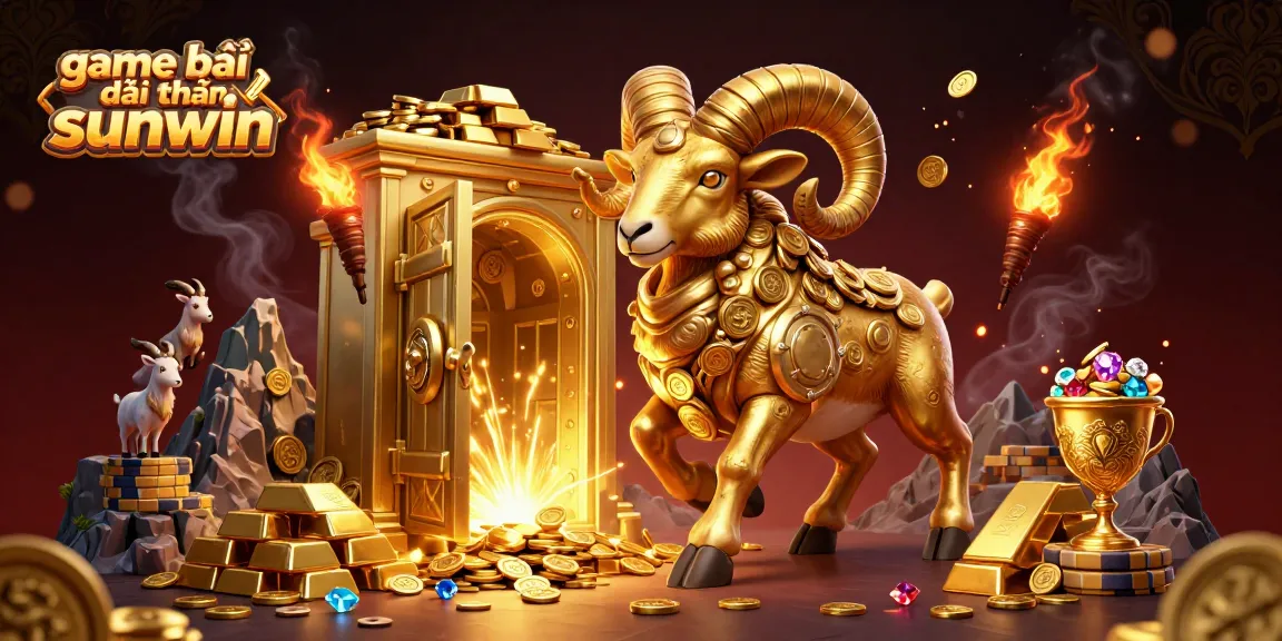 Experience game bài đổi thưởng sunwin in this vibrant 3D casino scene filled with treasures and excitement.