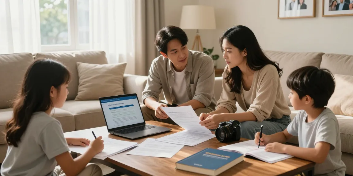 Family discussing how to cancel my timeshare in a cozy living room setting.