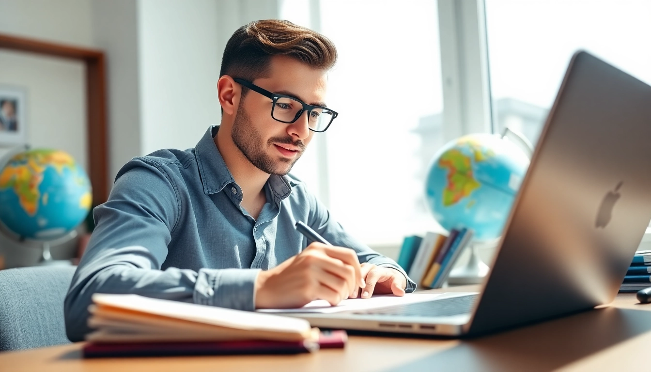 Applicant completing the eta uk application form highlighting travel readiness.