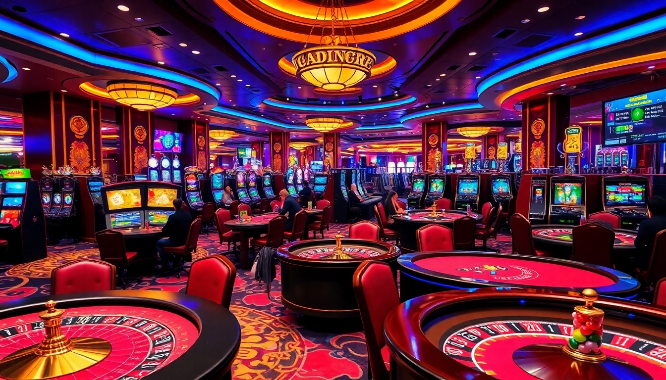 Engaging players enjoying pg88 casino games at a vibrant gaming floor.