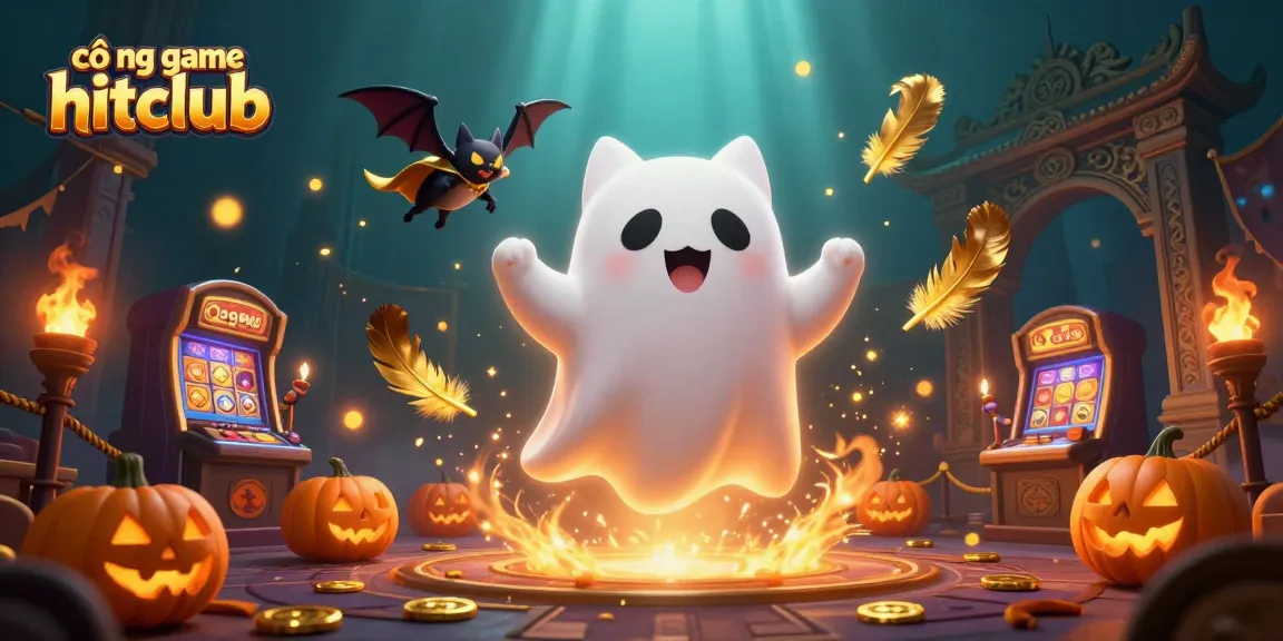 Experience thrilling adventures at cổng game hitclub with spooky characters in a vibrant casino world.